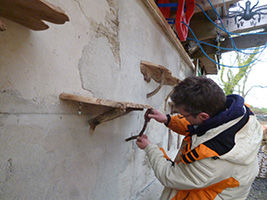 natural edge wood course